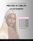 PREMIUM VIRGIN HAIR EXTENSIONS BUNDLE DEAL